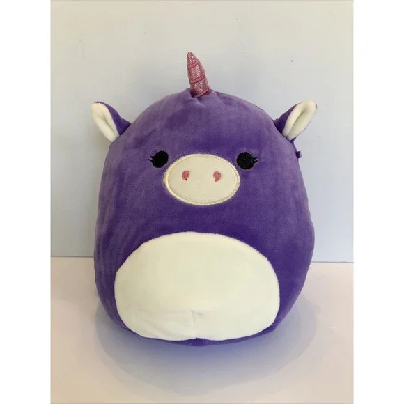 Kellytoy Squishmallow 8" Astrid Purple Unicorn Soft Plush Stuffed Animal Toy - Picture 1 of 8